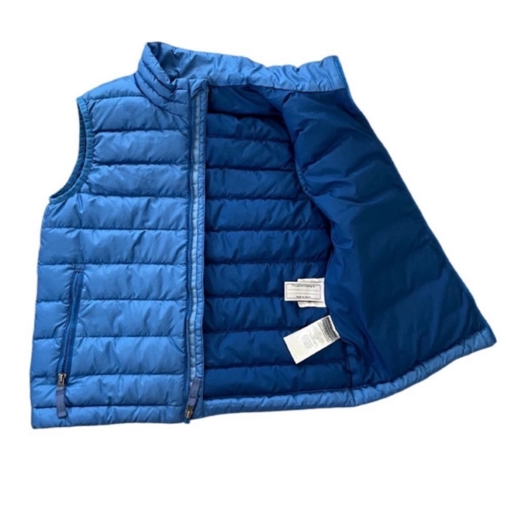 Patagonia Blue Youth Kids Down Sweater Vest Small 7-8 VGUC